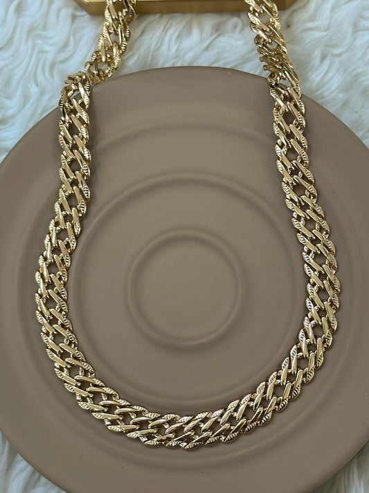 Xuping Gold Renkli Zincir Kolye (Kalın Zincir Modeli)