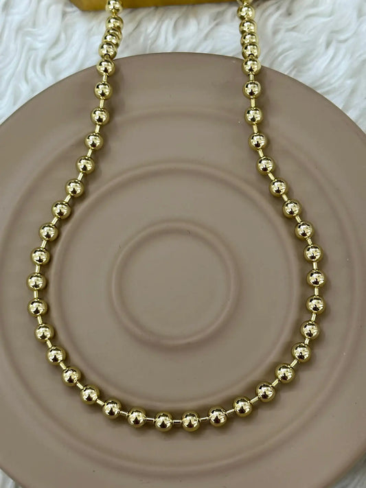 Xuping Gold Renkli Top Zincir Kolye